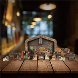 Houten Kerststal Puzzel