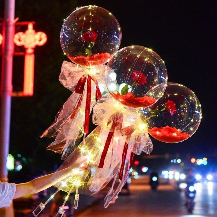 LED Ballon: Bloem Set