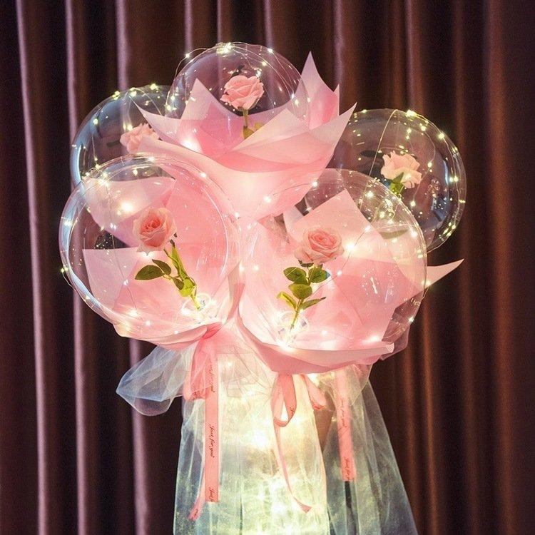 LED Ballon: Bloem Set