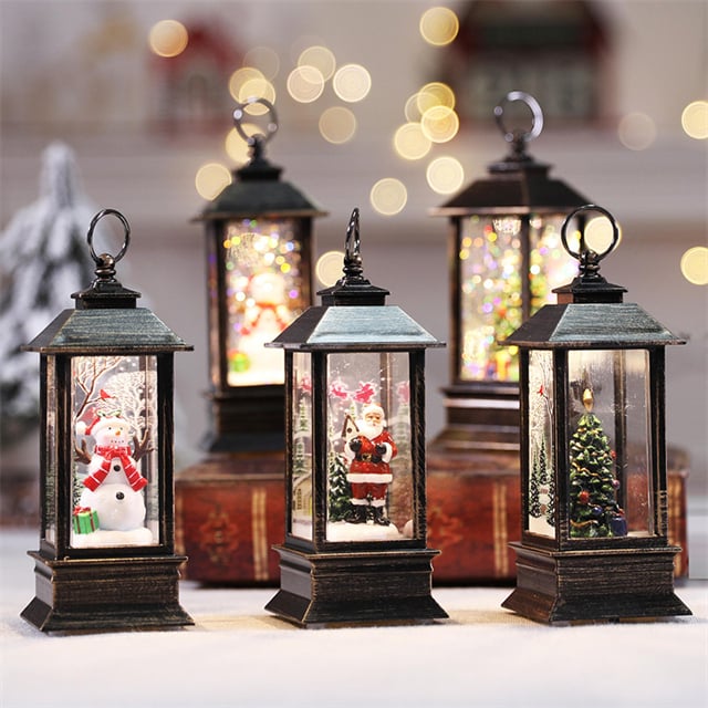 Kerst Lantaarn Decoratie (met Lampje)