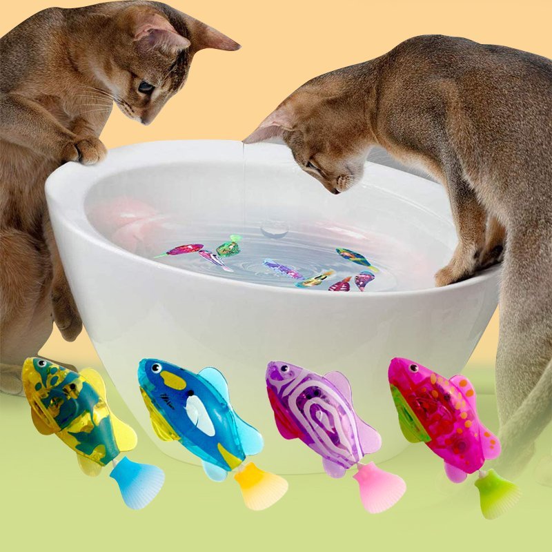 Elektrische Visjes - Katten Speelgoed