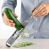 Multifunctionele Combi-Rasp (Dunschiller, Rasp en Julienne-snijder!)