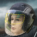 Motorhelm Zichtbaarheids-Sticker (Beschermt tegen Regen en Condens!)
