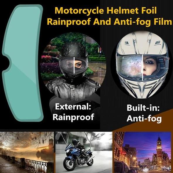Motorhelm Zichtbaarheids-Sticker (Beschermt tegen Regen en Condens!)