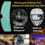 Motorhelm Zichtbaarheids-Sticker (Beschermt tegen Regen en Condens!)