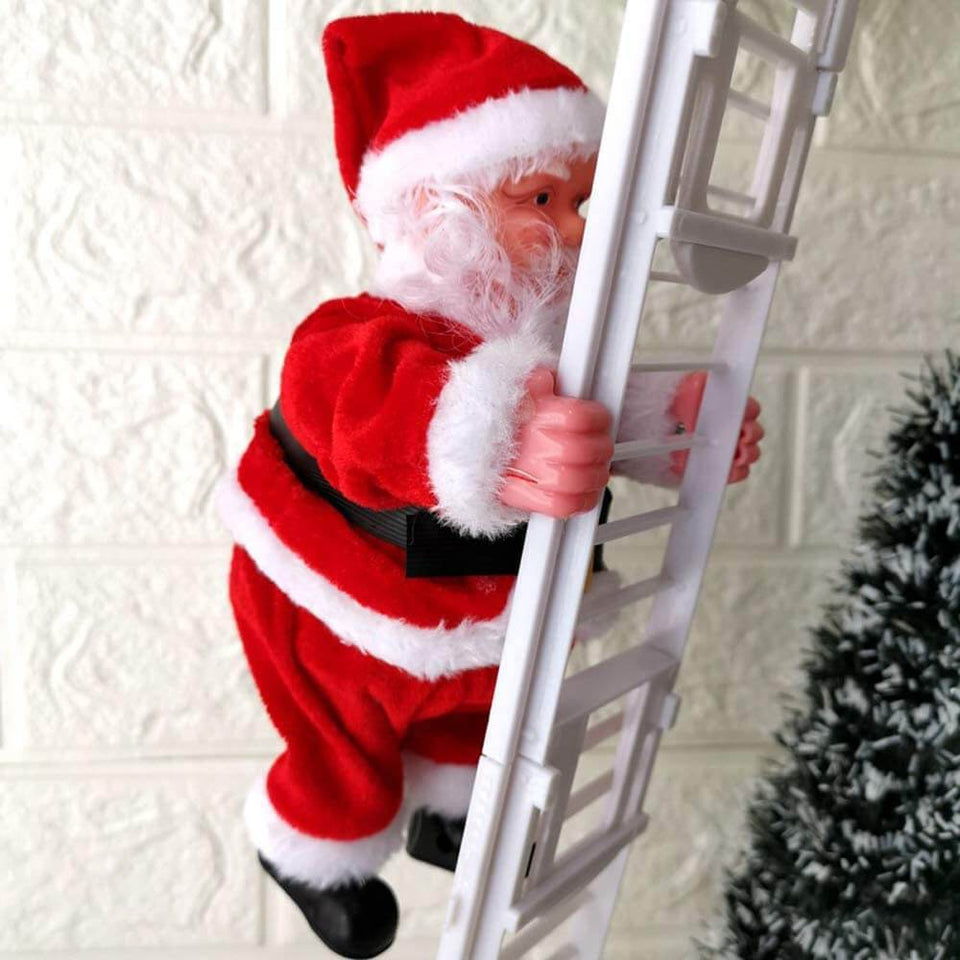 Grappige Klimmende Kerstman