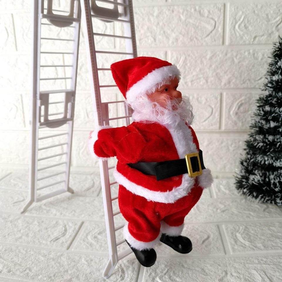 Grappige Klimmende Kerstman