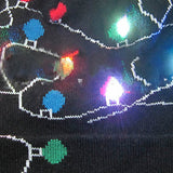 Kerstmuts met LED-lichtjes