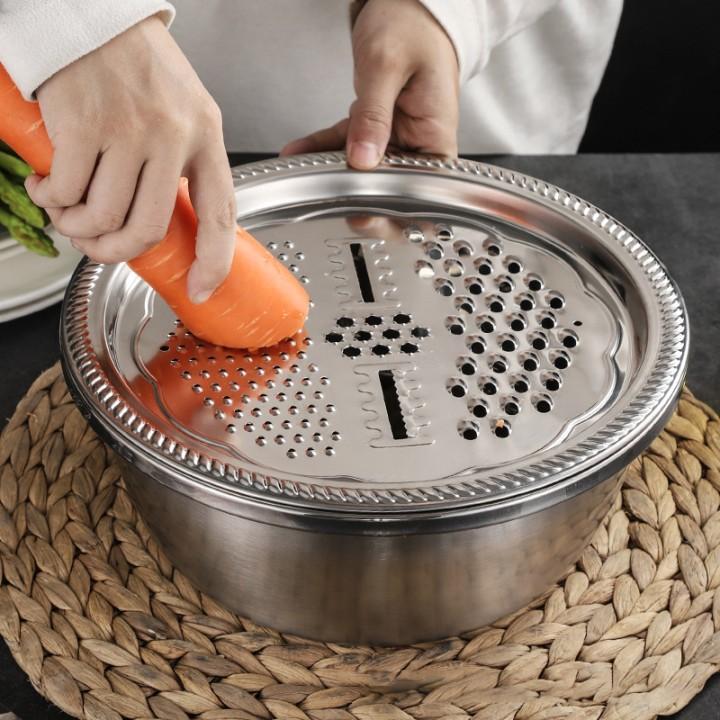 Multifunctionele Stalen Schalen 'KitchenTools Pro'