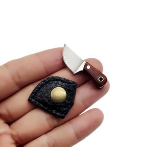 Sleutelhanger Mini Mes & Hoesje
