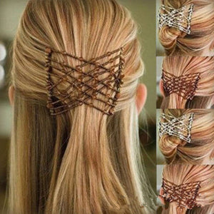 Flexibele vlinder haarclip "Glamourfly'