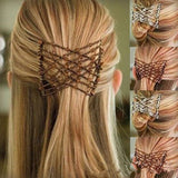Flexibele vlinder haarclip "Glamourfly'