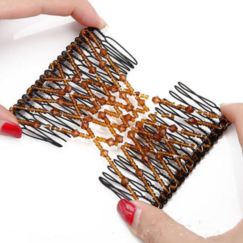 Flexibele vlinder haarclip "Glamourfly'