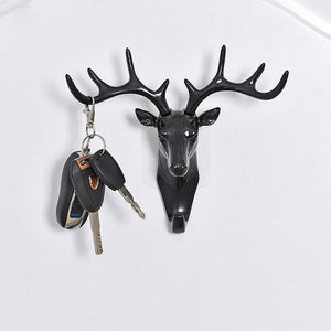 Decoratieve Rendier Hanger 'Vintage Haakjes'