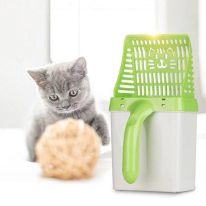Kattenbakschep met Opvangcontainer