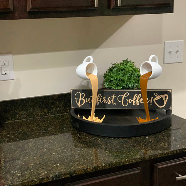 Zwevende Koffie Mok Decoratie