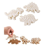 3D dino koekjes knutsel kit (3 stuks)
