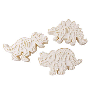 3D dino koekjes knutsel kit (3 stuks)