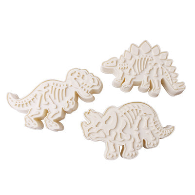 3D dino koekjes knutsel kit (3 stuks)