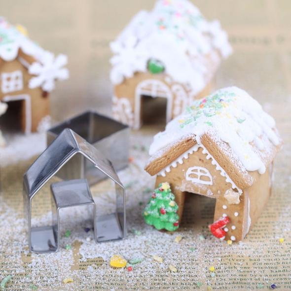 Bakvormen voor een Mini Koekhuisje! (SET VAN 3)