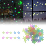 Glow in de dark sterren 100 stuks