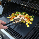 Barbecue Anti-aanbak Mat 'Grillmaatje' (2-delige set)