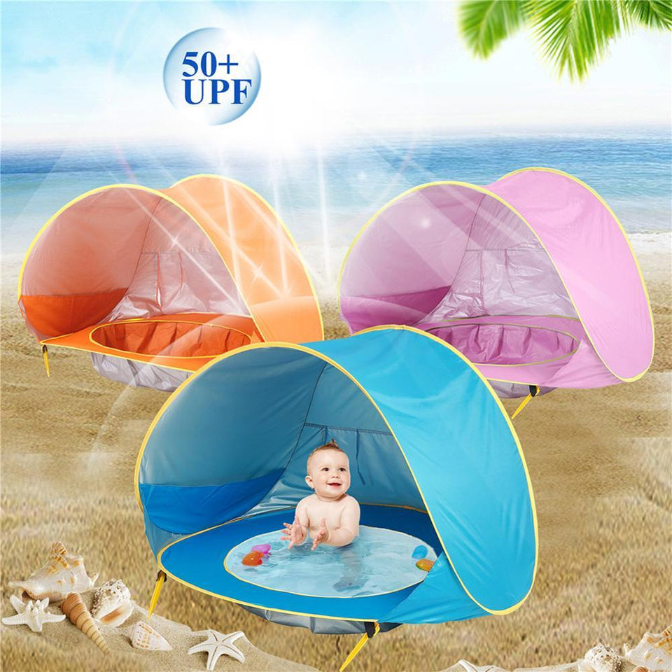 Verkoelende strandtent 'kidscool'