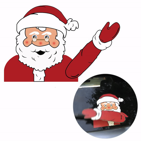 Hilarische Kerst Ruitenwisser