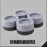 Trilling - en Lawaai Verminderende Wasmachine Pads (Set van 4 Stuks!)