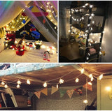 Kerstverlichting sneeuwvlokjes (slinger)