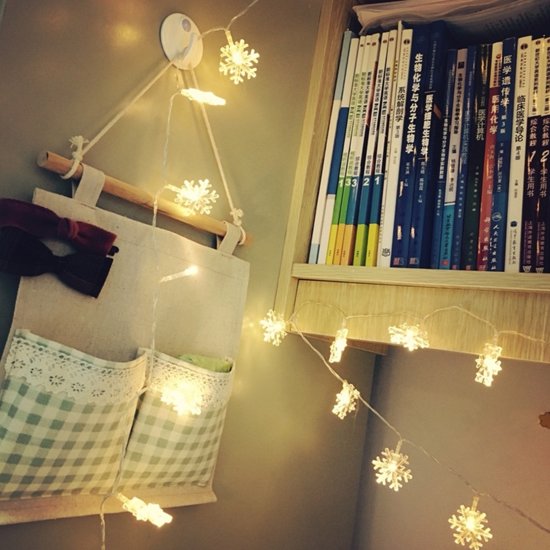 Kerstverlichting sneeuwvlokjes (slinger)