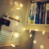 Kerstverlichting sneeuwvlokjes (slinger)