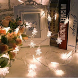 Kerstverlichting sneeuwvlokjes (slinger)