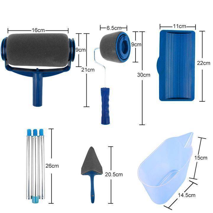 Verfroller Super Kit (8-delig)
